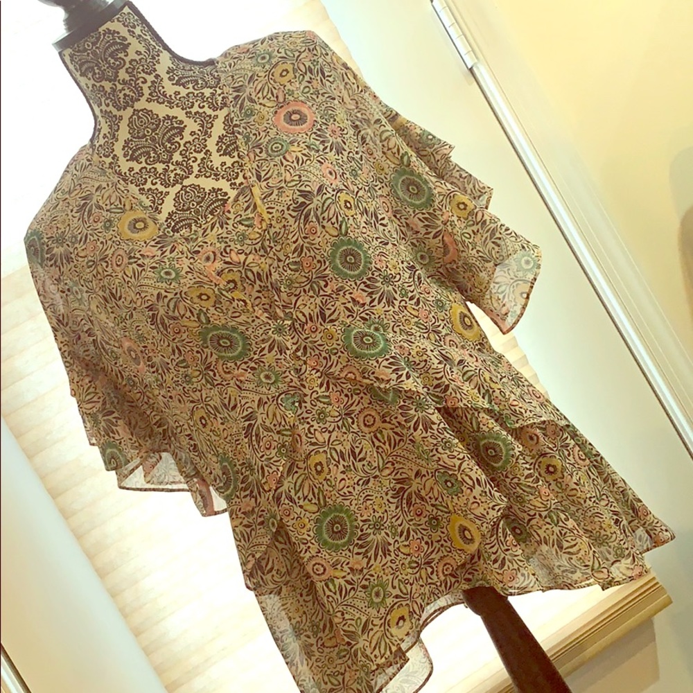 Two-layer Poet Blouse